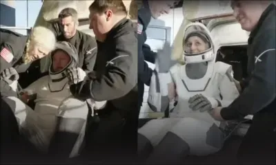 Les deux astronautes américains enfin de retour sur Terre, après neuf mois dans l'ISS