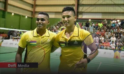 JIOI - Badminton : la paire Paul-Lubah sur la plus haute marche du podium en double masculin