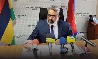 Suivez la conférence de presse de l'Attorney General Maneesh Gobin