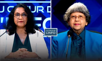 Shirin Aumeeruddy-Cziffra sur le plateau d’Au Cœur de l’Info ce mercredi