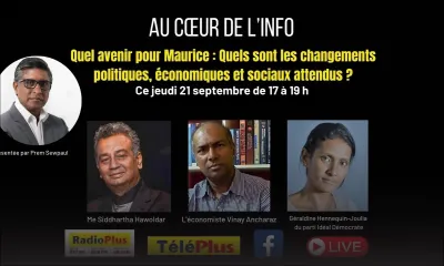 Au Cœur de l’Info : Quel avenir pour Maurice : Les changements de système nécessaires pour restaurer la confiance