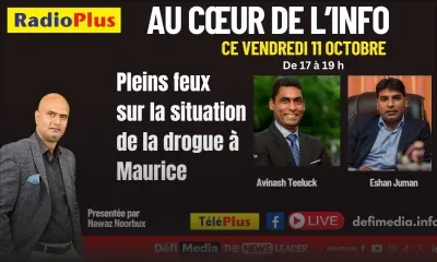 « Au Coeur de l'Info » : Pleins feux sur la situation de la drogue à Maurice