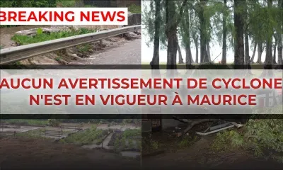 Forte tempête Calvinia : l'alerte cyclonique levée à Maurice