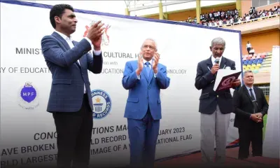 Record mondial : plus de 4 mois de préparation, 170 collèges impliqués, indique Teeluck