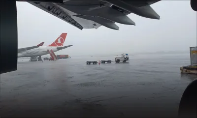 Alerte cyclonique 4 : l'aéroport de Plaisance toujours fermé, plusieurs vols annulés