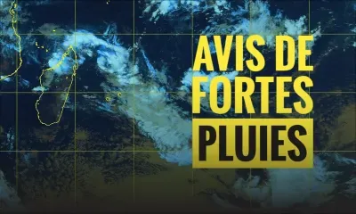 Météo : un avis de fortes pluies en vigueur à Maurice