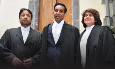 Fils du DPP Satyajit Boolell : Nikhil Boolell prête serment comme avocat