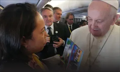 Martine Lajoie de La Vie Catholique et correspondante du Défi Media Group raconte sa rencontre avec le pape François 