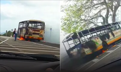 Autobus ravagé par les flammes à Cascavelle : un passager raconte 