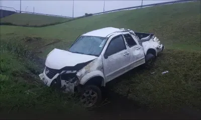 Bagatelle : un 4x4 fait une sortie de route