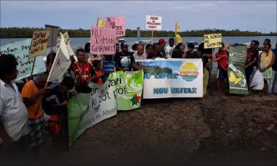 Saint-Antoine : des pêcheurs manifestent contre un projet immobilier