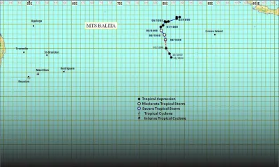 Tempête Balita : aucune menace pour les îles Mascareignes