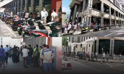 Impressionnantes files d'attente devant la MCB et la SBM à Port-Louis 