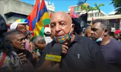 Marche citoyenne de l’opposition : « Lepep bizin lor koltar, se koumsa ki geyn sa konba la », dit Jean-Claude Barbier