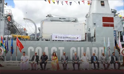 En Inde pour des réparations : le CGS Barracuda de retour sept mois après