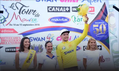 Tour de Maurice de cyclisme :  Grégory Lagane cède le maillot jaune à Basson