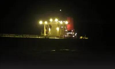 Un bateau en difficulté au large de Blue Bay