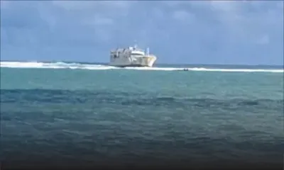 Pointe-aux-Sables : un bateau de pêche taïwanais s’est échoué 