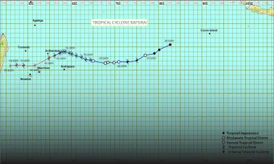 St-Brandon sous la menace directe du cyclone Batsirai