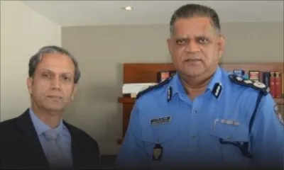 Rencontre entre Rashid Ahmine et Anil Kumar Dip 