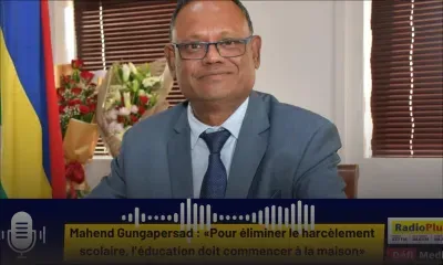 Mahend Gungapersad : «Pour éliminer le harcèlement scolaire, l’éducation doit commencer à la maison»