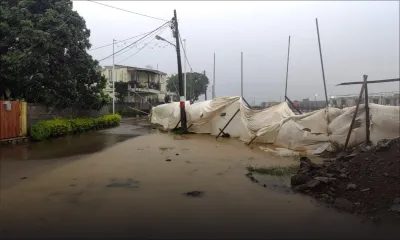  Cyclone Eleanor: 10 interventions réalisées par les pompiers depuis ce matin