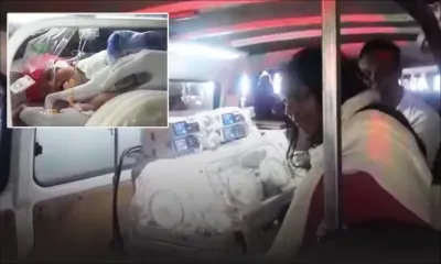 Sœurs siamoises - émouvante séparation entre Marie- Hélène et ses filles à l’aéroport