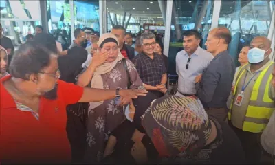 Retour au pays : Fateemah Dilmohamed accueillie dans une ambiance empreinte de chaleur humaine