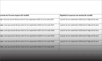 Pension de vieillesse vs Income Support : Qui percevra combien et quand ?
