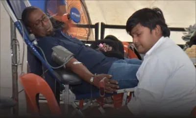Mega Blood Donation : plus de 200 pintes de sang récoltées à 14 h 30