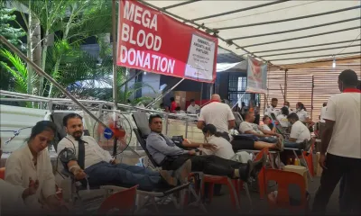 Mega Blood Donation : 600 pintes de sang récoltées à 11 heures