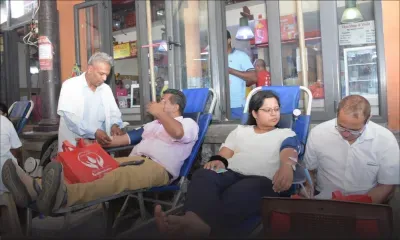 Collecte de sang organisée par Radio Plus et la Central Market Association : 165 pintes de sang récoltées à la mi-journée 