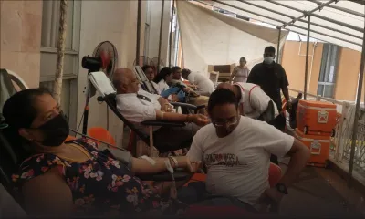Mega Blood Donation : 155 pintes de sang récoltées à 11 h 30