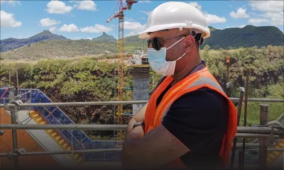 Construction de la route A1-M1 : les deux pylônes déjà prêts