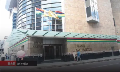 Banque de Maurice : la base monétaire a diminué d’environ Rs 3,5 milliards en un mois 