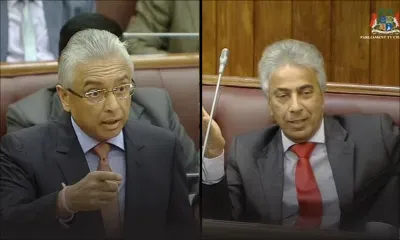 Pravind Jugnauth à Arvin Boolell : «I ask you to say that outside!»