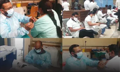 Pfizer : les personnels soignants de l’hôpital Jeetoo reçoivent leur troisième dose