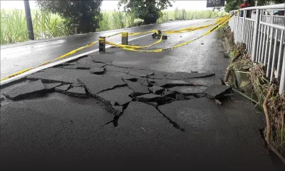 Pluies torrentielles : trois routes impraticables