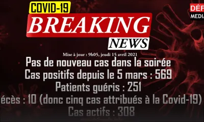  Covid-19 : aucun nouveau cas enregistré dans la soirée d’hier
