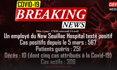 Covid-19 : un employé du New Souillac Hospital testé positif
