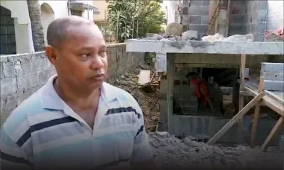 Bruno Berthaud, maçon, contraint de travailler malgré le confinement : « Mo ena fami pou soigner »