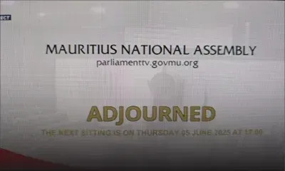Parlement : les travaux ajournés au jeudi 5 juin