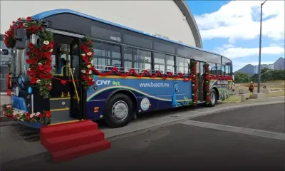 CNT : dix nouveaux bus électriques offerts par l’Inde entrent en service