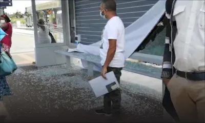 Trianon : un abribus en verre vole en éclats