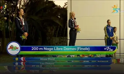 JIOI : Natation- La Réunionnaise Alizée Morel décroche l’or au 200 m nage libre