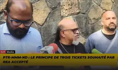 PTr-MMM-ND : le principe de trois tickets souhaité par ReA accepté