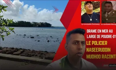 Drame en mer au large de Poudre-d’Or : le policier Naseeruddin Mudhoo raconte 