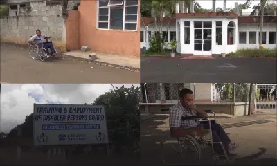 Tristesse après la fermeture du centre de formation pour les handicapés à Calebasses