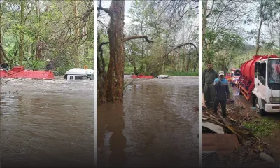 Au Morne : un poids-lourd prisonnier des eaux