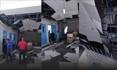 Santé : effondrement d’un faux plafond au New Cancer Centre